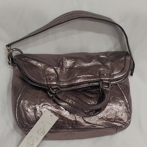 *WEEKEND SALE NINE WEST Metallic Convertible Handbag